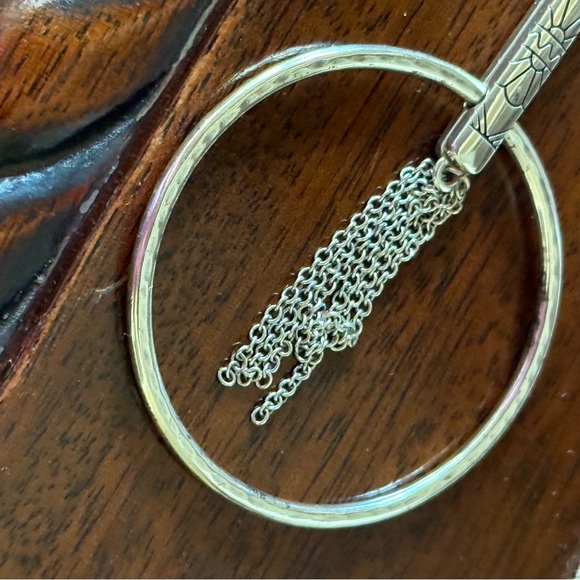 Brighton Retired Long Necklace. Beautiful.small areas fading inside circle. - Picture 9 of 12